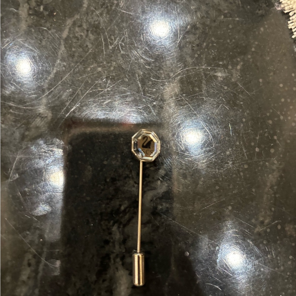 Vintage Swarovski Silver Stick Pin